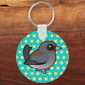 Llavero Junco de ojos oscuros (cabeza gris)