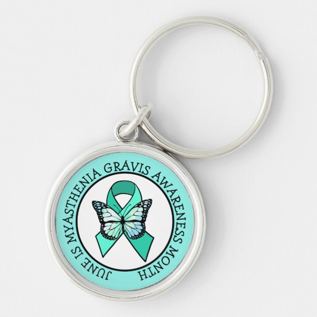 Llavero June es Myasthenia Gravis Awareness Mes Keychai (Frente)