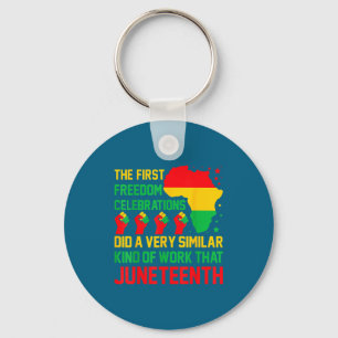 Llavero Juneteenth - afroamericano derechos civiles negro