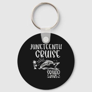 Llavero Juneteenth Cruise Squad 2025 vacaciones de Junetee