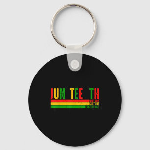 Llavero Juneteenth divertido orgullo negro afroamericano