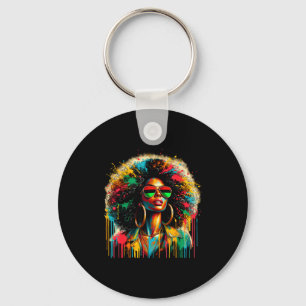 Llavero Juneteenth mujeres negras reina afro africana mela