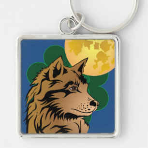 Llavero junger träumender Wolf