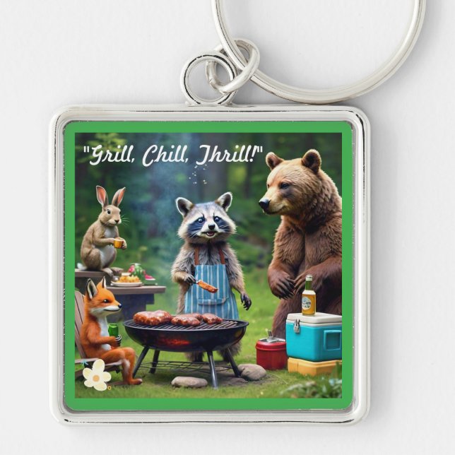 Llavero "Jungle BBQ Jam" (Frente)