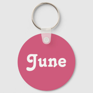 Llavero Junio de la cadena de claves