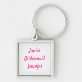 Llavero Junior Bridesmaid Regalo Nombre personalizado Rega