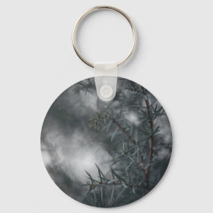 Llavero Juniper Dark Moody Floral Nature Foto
