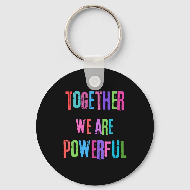 Llavero Juntos Somos Poderosos (Anverso)