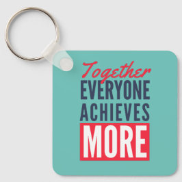 Llavero Juntos Todos Logran Más Oficina De Trabajo En Equi