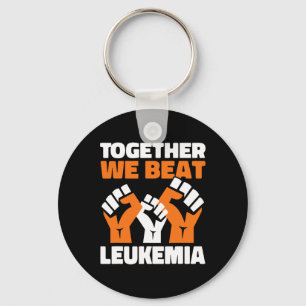 Llavero Juntos Vencemos la Leucemia Conciencia del Cáncer
