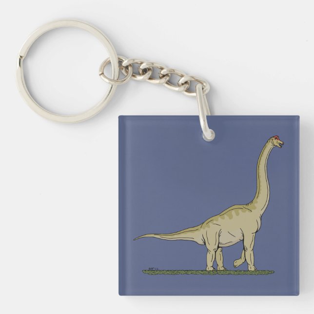 Llavero Jurásico Dinosaurio Brachiosauro (Frente)