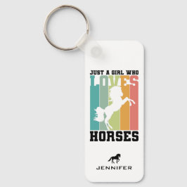 Llavero Just a girl who loves Horses | Horse Girl