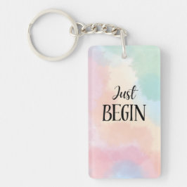 Llavero Just Begin
