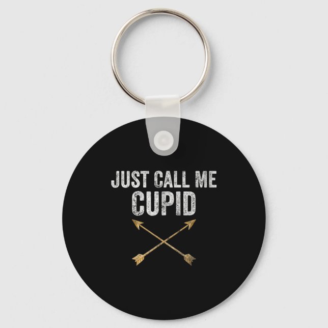 Llavero Just Call Me Cud Shirt Retro Arrow Valentine Day  (Anverso)