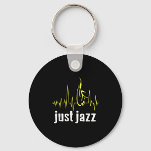 Llavero Just Jazz Guay Saxofhone Heartbeat Music