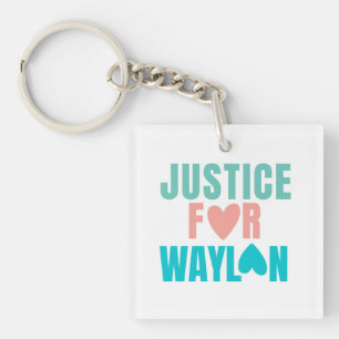 Llavero Justicia para Waylon Keychain