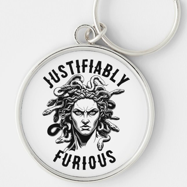 Llavero Justifiably Furious feat. Medusa (Frente)