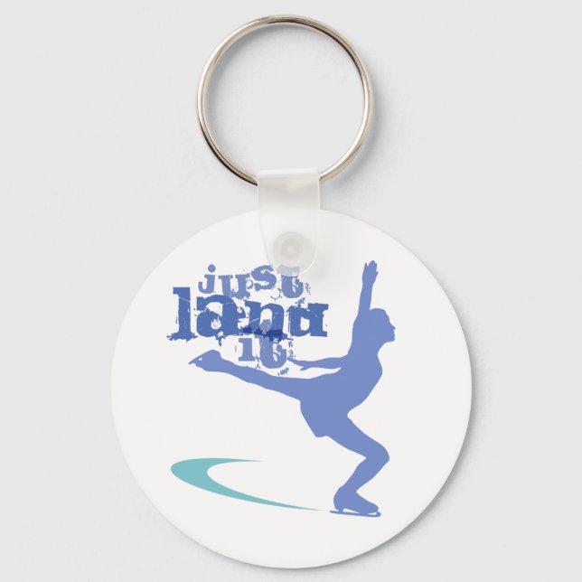 Llavero justlandit Ice Skater (Anverso)