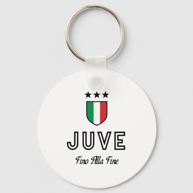 Llavero Juve Black (Anverso)