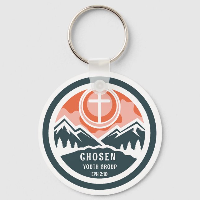 Llavero Juventud cristiana elegida II (Anverso)