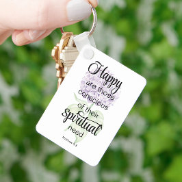 Llavero JW 2025 Year Text with Hydrangea Print