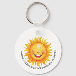 Llavero JW 2026 Year Text Matthew 5:3 Sunshine Keychain
