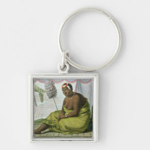 Llavero Ka'ahumanu, reina de las islas de bocadillo