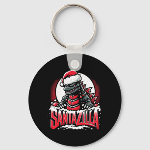 Llavero Kaiju Navidad Santazilla Monstruo Japonés Dinosa