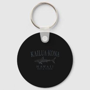 Llavero Kailua - kona hawaii tiburón arte retro pizarra pe