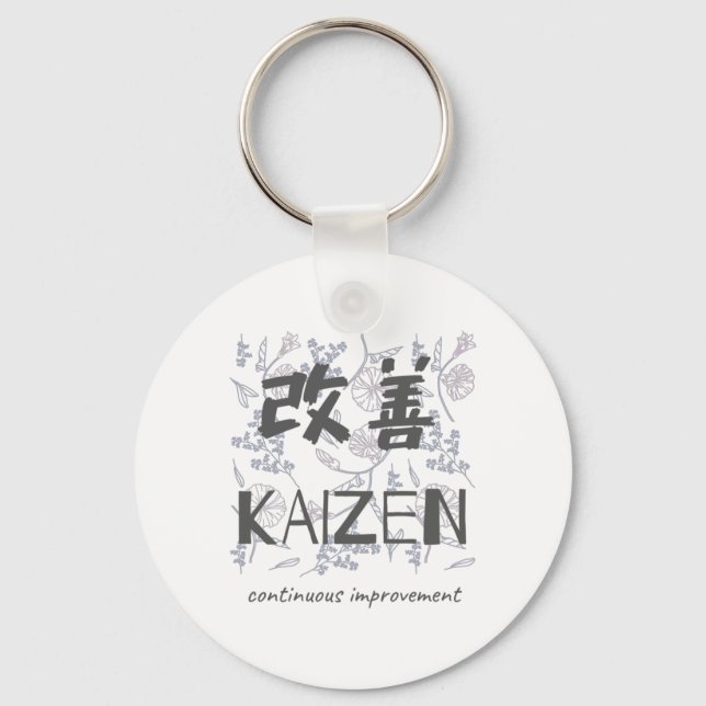 Llavero Kaizen - Mejora Continua (Anverso)