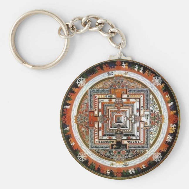 Llavero Kalachakra Sand Mandala (Frente)