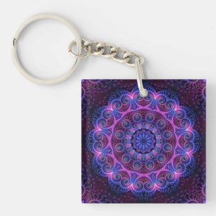 Llavero Kaleidoscope Apofisis Mandala Corazones