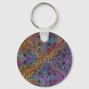 Llavero Kaleidoscope arcoiris Mandala