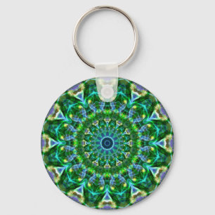 Llavero Kaleidoscope de la primavera verde