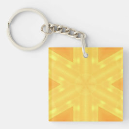 Llavero Kaleidoscopio de un brillante amanecer y líneas