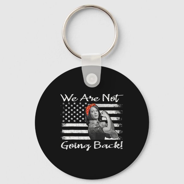 Llavero Kamala 2024 Harris Rosie El Riveter Que No Vamos (Anverso)