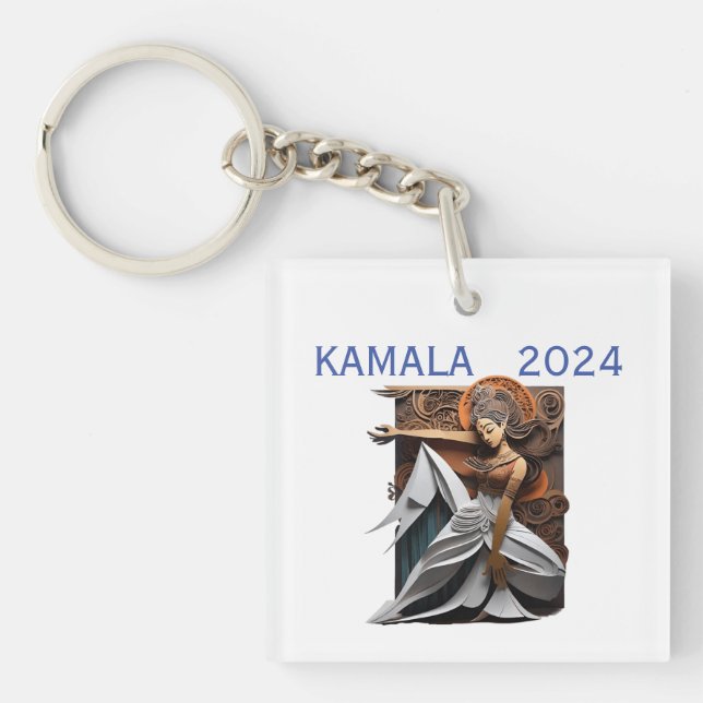 Llavero Kamala 2024 por el presidente Thunder_Cove (Frente)