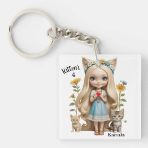 Llavero Kamala Gats Personalizado Gatito Personalizado Kit