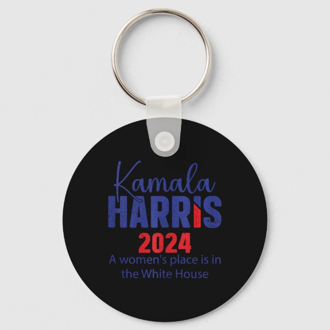 Llavero Kamala Harris 2024 Empoderando el sueño americano  (Anverso)