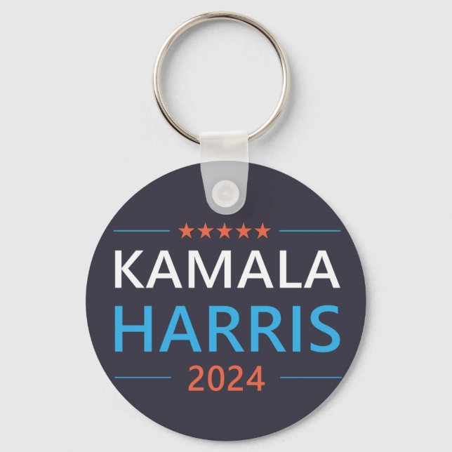 Llavero Kamala Harris 2024 para el presidente (Anverso)
