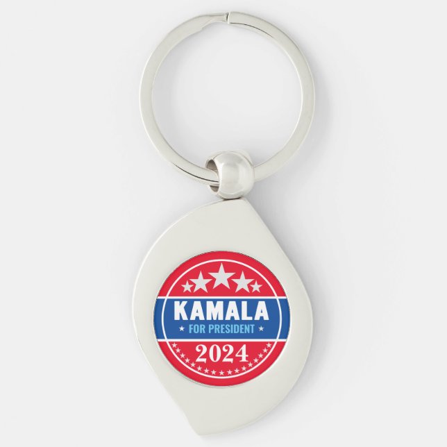 Llavero Kamala Harris 2024 para el presidente (Anverso)