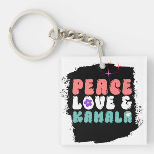 Llavero Kamala Harris 2024 para el presidente Groovy