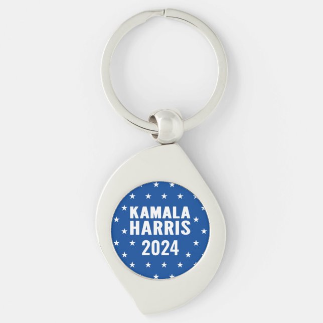 Llavero Kamala Harris 2024 por botón del presidente (Anverso)