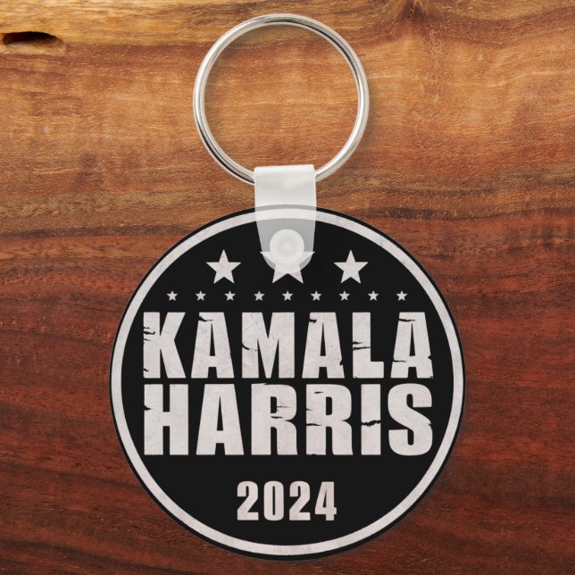 Llavero Kamala Harris 2024 Por Las Elecciones Retro Presid (Anverso)