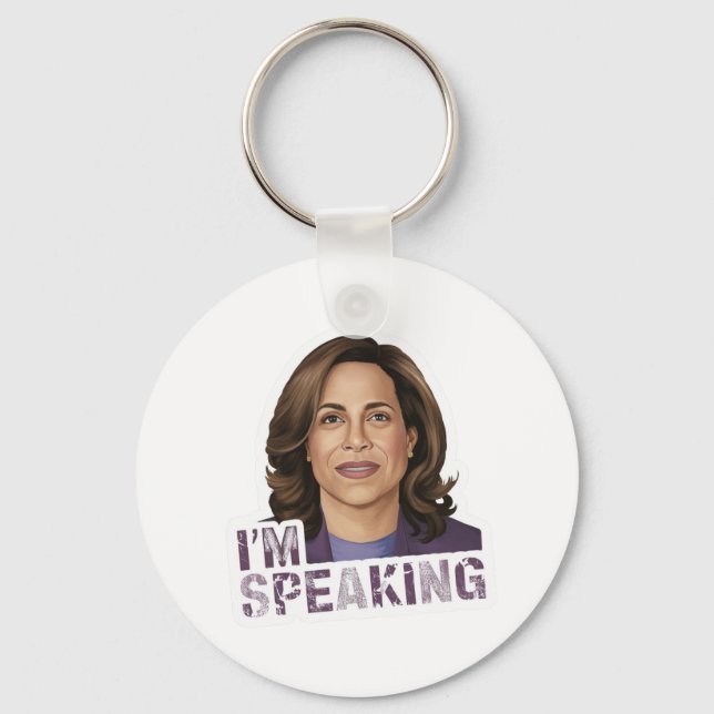 Llavero Kamala Harris Estoy Hablando De Cita De Debate Esp (Anverso)