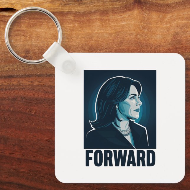 Llavero Kamala Harris hacia adelante elecciones presidenci (Anverso)