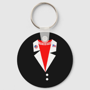 Llavero Kamala Harris Pantsuit Fiesta de disfraces Preside