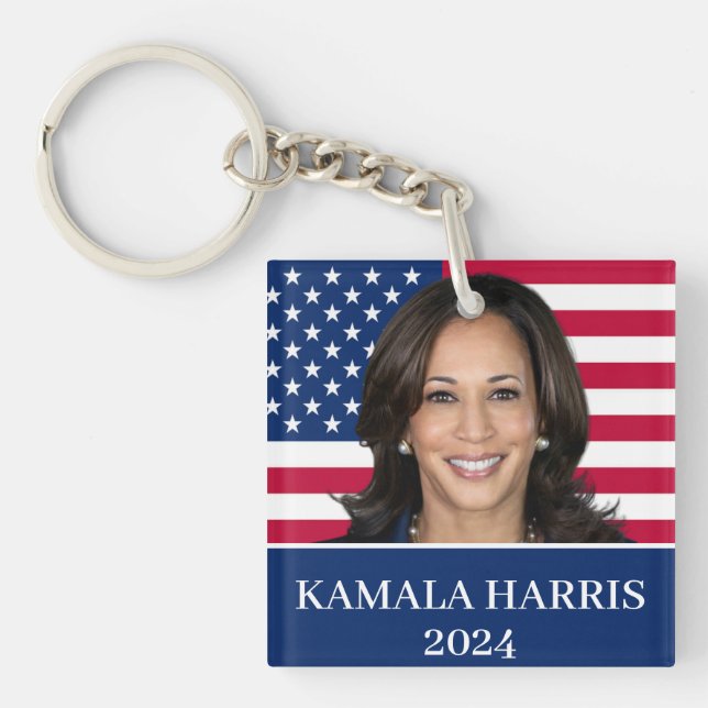 Llavero Kamala Harris Por El Presidente 2024 (Frente)