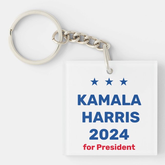 Llavero Kamala Harris Por El Presidente 2024 (Frente)