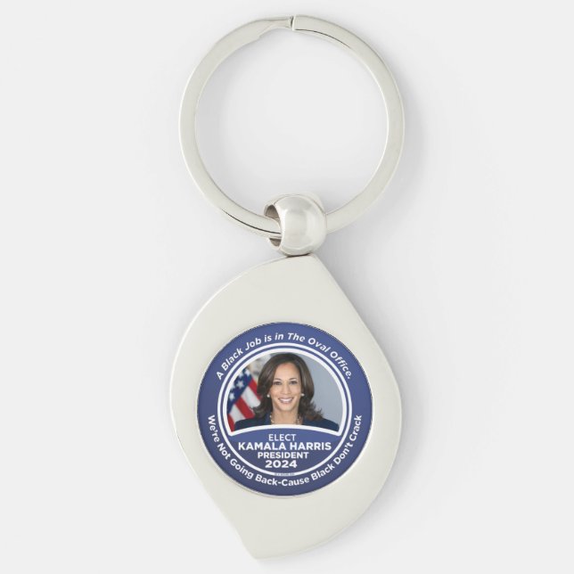 Llavero Kamala Harris por la presidencia en 2024 (Anverso)